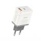 Incarcator rapid cu 2 USB-uri, priza 220V, USB-C si USB-A, 30W, 3AQC, tehnologie GaN, 04286 Amio
