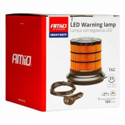 Girofar 12-24V, h131, 24 LED-uri, prindere cu magnet sau 3 suruburi, cablu 3m cu intrerupator 2 butoane, 04111 Amio Girofar 12-24V, h131, 24 LED-uri, prindere cu magnet sau 3 suruburi, cablu 3m cu intrerupator 2 butoane, 04111 Amio