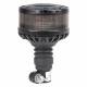 Girofar 12-24V, h169, 16 LED-uri, pe tija flexibila, difuzor transparent, lumina portocalie, 04107 Amio