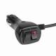Girofar 12-24V, h103, 16 LED-uri, prindere cu magnet sau 3 suruburi, cablu 3m, cu intrerupator 2 butoane, 04110 Amio