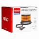Girofar 12-24V, h103, 16 LED-uri, prindere cu magnet sau 3 suruburi, cablu 3m, cu intrerupator 2 butoane, 04110 Amio