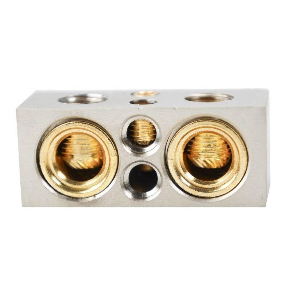 Set 2 borne acumulator cupru si zinc, 500A, 12-72V, fi 16-18mm, fixare-decuplare rapida, 4 cai, 83019 Carmotion