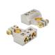 Set 2 borne acumulator cupru si zinc, 500A, 12-72V, fi 16-18mm, fixare-decuplare rapida, 4 cai, 83019 Carmotion