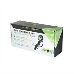 Pistol aer roti cu manometru digital, 0-18bar, furtun 40cm, baterie AAA, EURO, 63828 Carmotion 