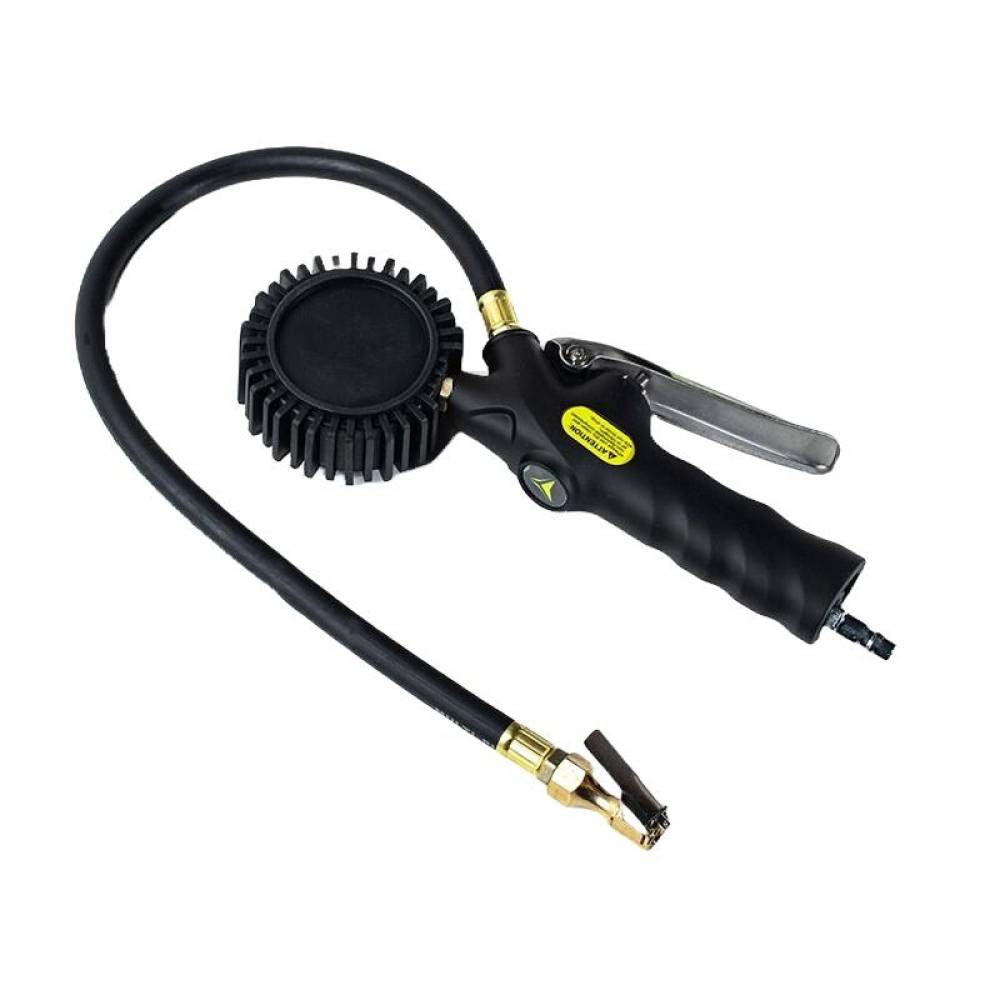 Pistol aer roti cu manometru digital, 0-18bar, furtun 40cm, baterie AAA, EURO, 63828 Carmotion 