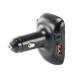 Transmitator FM Bluetooth, MP3, 12-24V, LED cu voltmetru, 2xUSB cu incarcare rapida QC3.0, AUTO-ID, Jack 3.5mm, Hands-Free, Micro SD, 63017 WAYME