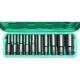 Trusa chei tubulare de impact, 8-24mm, cu patrat 1/2 inch 10 buc, BK80620 Breckner Germany