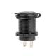 Priza bricheta 12-24V, cu iluminare LED rosu, cu capac, incastrabila, 04219 Amio
