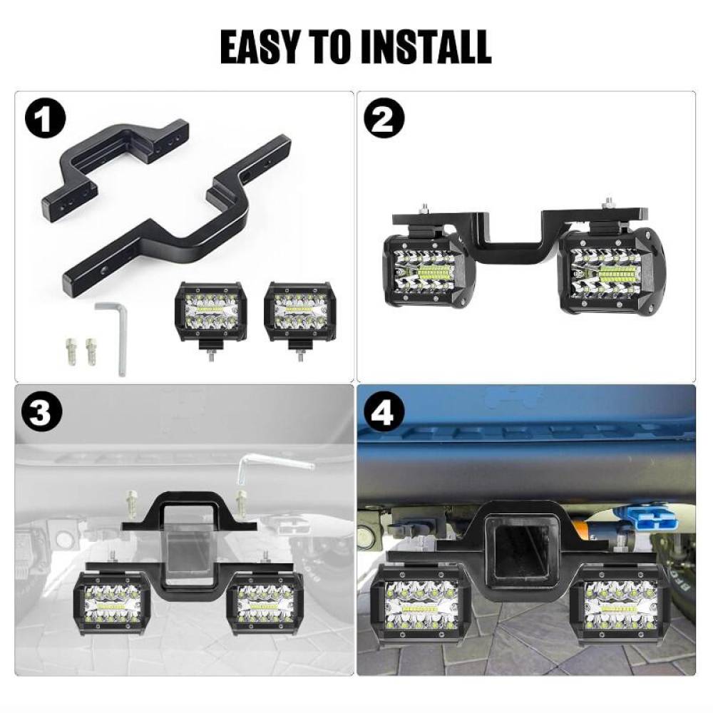 Suport proiectoare, prindere patrata, pe carlig auto, ATV, S.P.007 247 Lighting