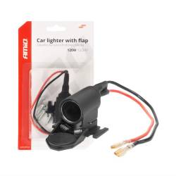 Priza bricheta auto 12-24V, capac cu arc, 04128 Amio 