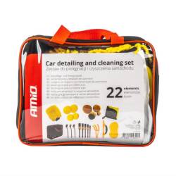 Set 22 piese curatare, detailing auto, interior-exterior, 04329 Amio