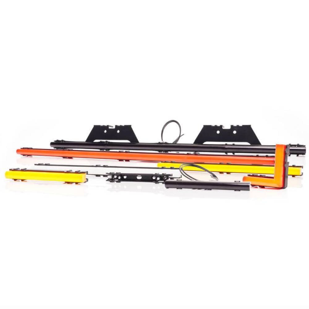 Lampa gabarit 150x18, LED Neon, rosie, pozitie spate, cu suporti prindere, LEGO Contur W280 2495 Was