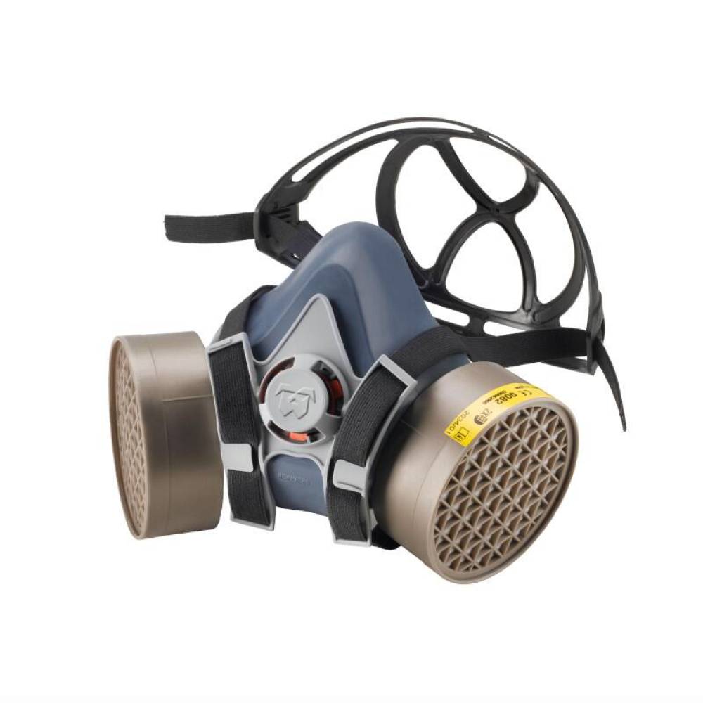 Semimasca de protectie reutilizabila, TPE hipoalergenic, pentru gaze, ADR, vapori, particule, fara filtre, 6807 NEW MASK II Semimasca de protectie reutilizabila, TPE hipoalergenic, pentru gaze, ADR, vapori, particule, fara filtre, 6807 NEW MASK II