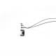 Lampa gabarit 500x18, LED Neon, alba, pozitie fata, cu suporti prindere, LEGO Contur W280 2502 Was