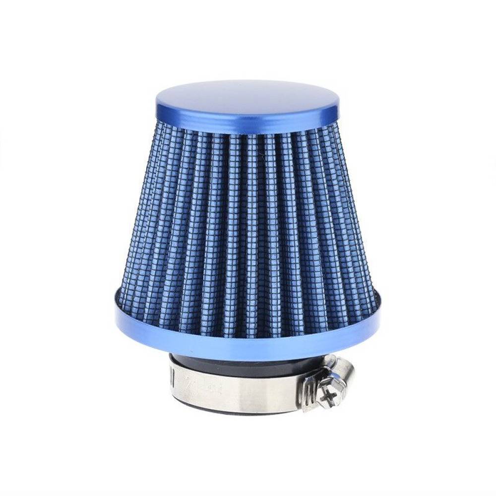 Filtru aer sport mic h7.5cm, interior fi34mm, exterior fi42mm, moto, ATV, scuter, albastru, 83153 Carmotion Filtru aer sport mic h7.5cm, interior fi34mm, exterior fi42mm, moto, ATV, scuter, albastru, 83153 Carmotion