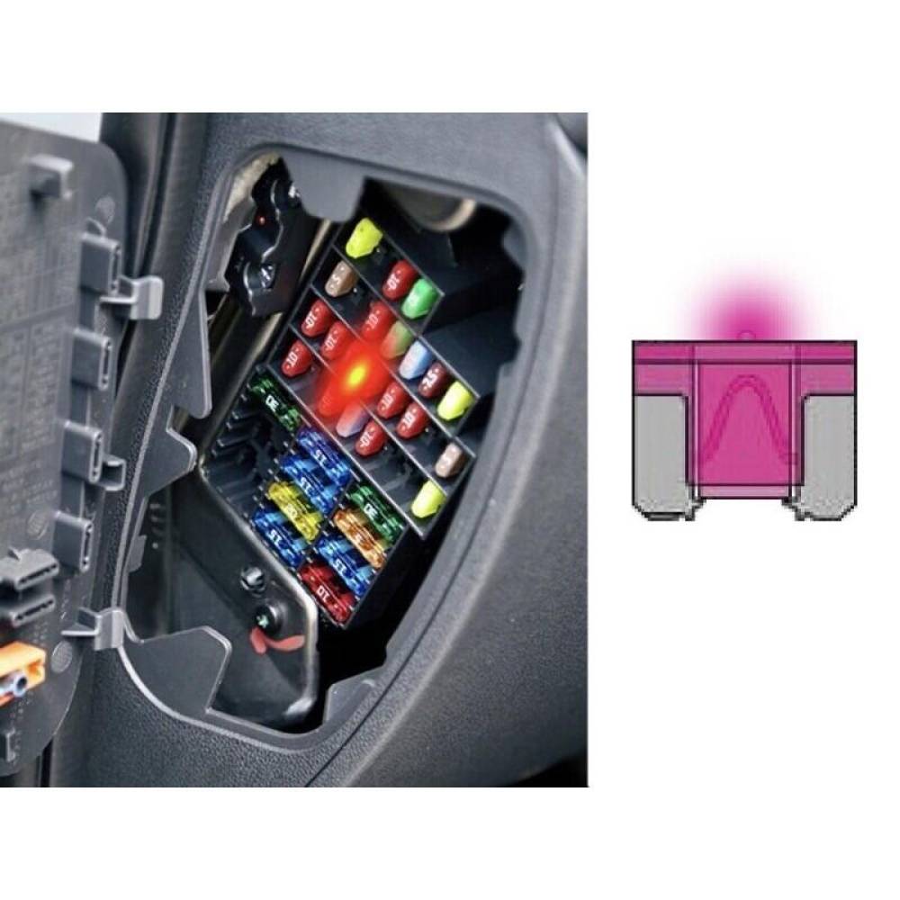 Set 10 sigurante plate MICRO, ingropate, 5-30A, cu indicator LED siguranta arsa, 63602 Carmotion Set 10 sigurante plate MICRO, ingropate, 5-30A, cu indicator LED siguranta arsa, 63602 Carmotion