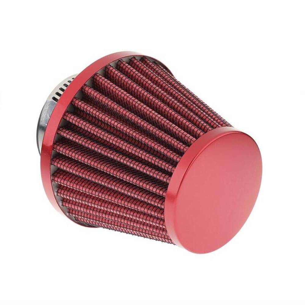 Filtru aer sport mic h7.5cm, interior fi34mm, exterior fi42mm, moto, ATV, scuter, rosu, 83152 Carmotion 