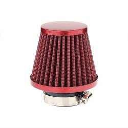 Filtru aer sport mic h7.5cm, interior fi34mm, exterior fi42mm, moto, ATV, scuter, rosu, 83152 Carmotion 