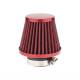 Filtru aer sport mic h7.5cm, interior fi34mm, exterior fi42mm, moto, ATV, scuter, rosu, 83152 Carmotion 