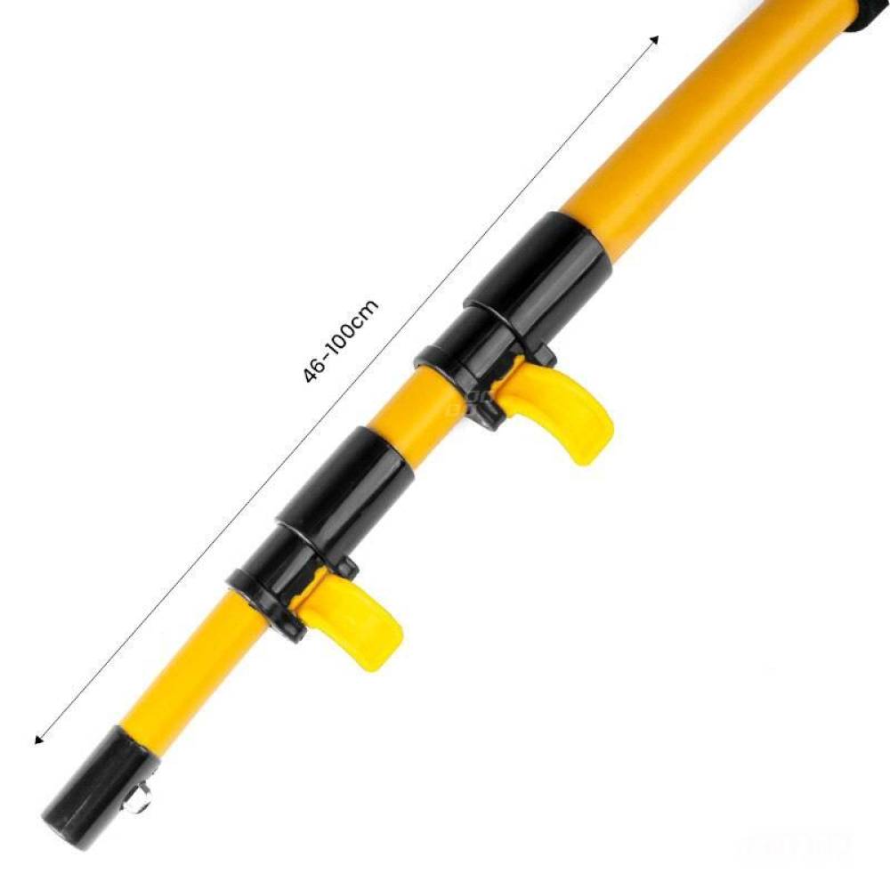 Perie spalat telescopica 46-100cm, perie 20cm, cu 3 huse de rezerva, 04333 Amio