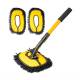 Perie spalat telescopica 46-100cm, perie 20cm, cu 3 huse de rezerva, 04333 Amio
