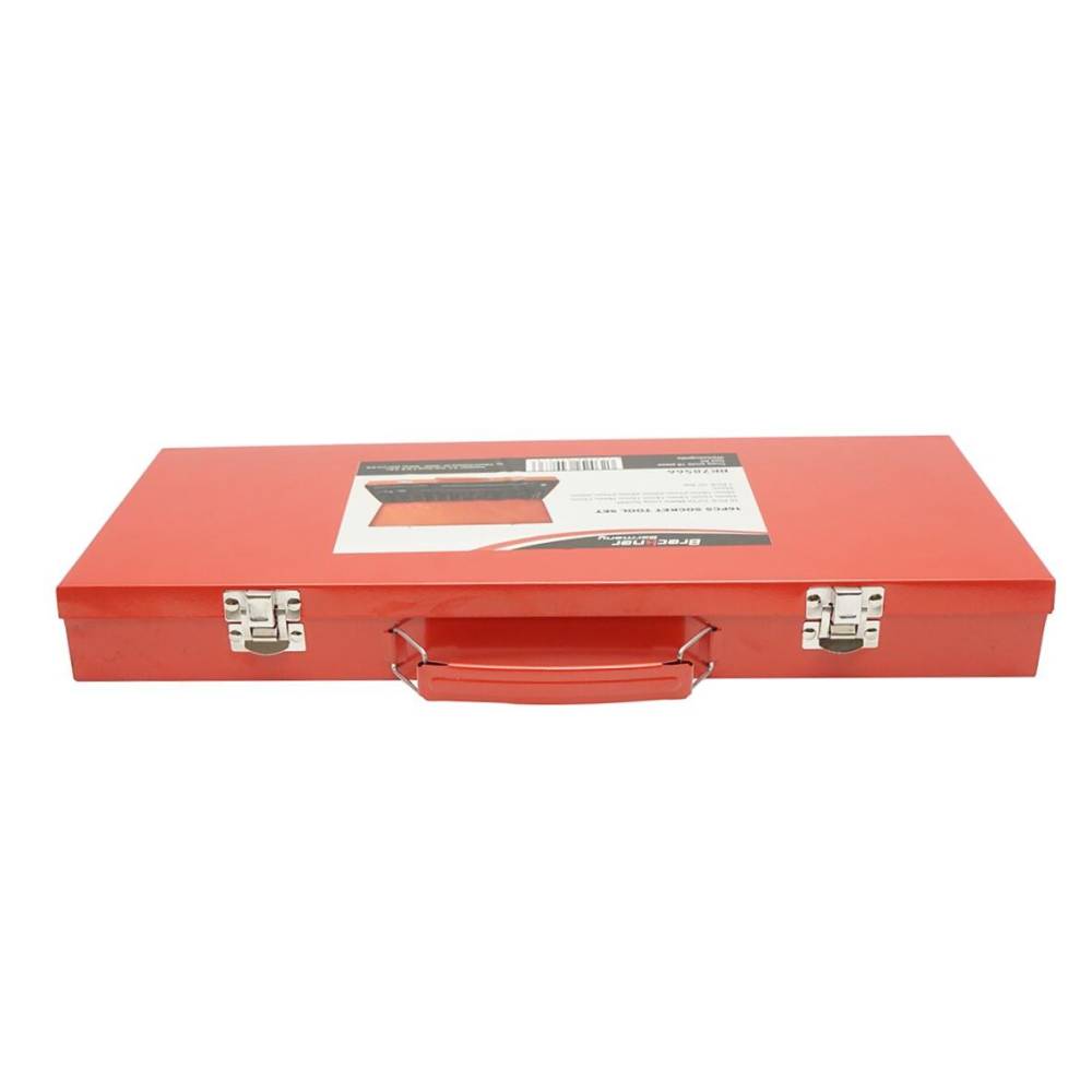 Trusa chei tubulare cu priza lunga 8-24mm, clichet cu antrenor, set 16 bucati BK78566 / LZ45