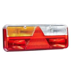 Lampa stop 400x153, 6 functii, bec, stanga, mufa AMP, Kingpoint FT-500-16 Fristom