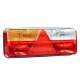 Lampa stop 400x153, 6 functii, bec, stanga, mufa AMP, Kingpoint FT-500-16 Fristom