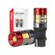 Set 2 becuri T10, cap rosu, 9 LED-uri, SMD 3030, 12-24V, W5W, 5500K, Canbus, alb, 04240 Amio