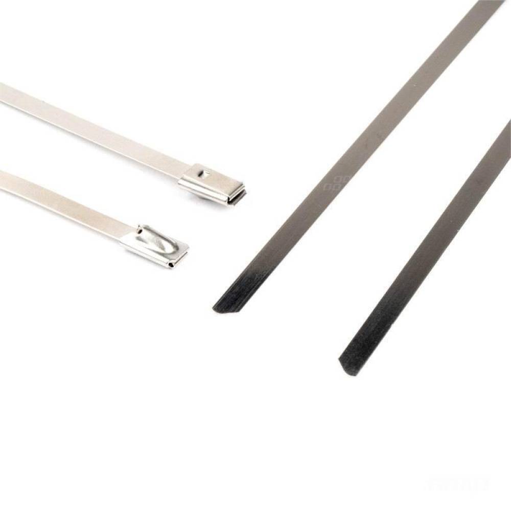 Set 100 coliere metalice, 7.9x400mm, inox, Self Lock Zip Ball, 04326 Amio Set 100 coliere metalice, 7.9x400mm, inox, Self Lock Zip Ball, 04326 Amio