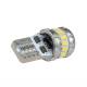 Set 2 becuri T10, 18 LED-uri, SMD 3014, 12-24V, W5W, 5500K, Canbus, alb, 04260 Amio