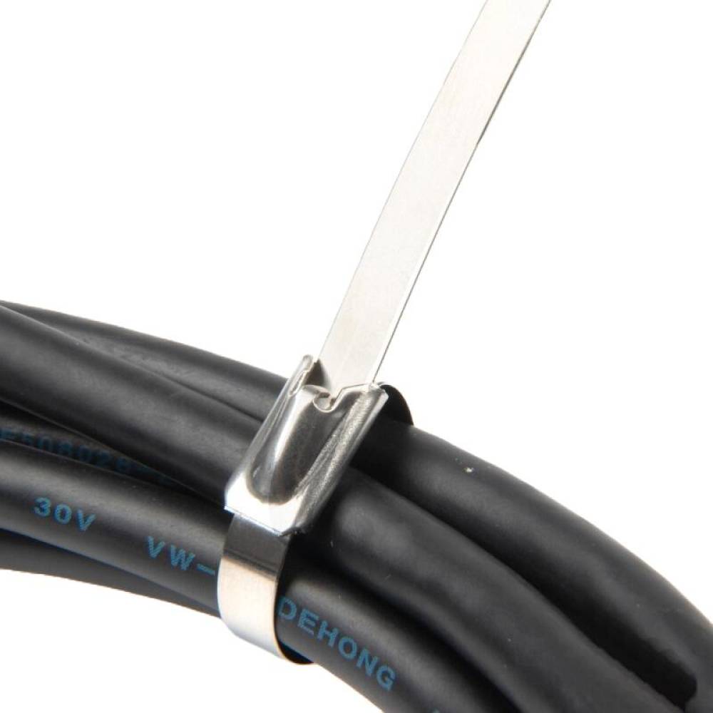 Set 100 coliere metalice, 4.6x250mm, inox, Self Lock Zip Ball, 04322 Amio Set 100 coliere metalice, 4.6x250mm, inox, Self Lock Zip Ball, 04322 Amio