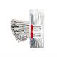 Set 100 coliere metalice, 4.6x250mm, inox, Self Lock Zip Ball, 04322 Amio Set 100 coliere metalice, 4.6x250mm, inox, Self Lock Zip Ball, 04322 Amio