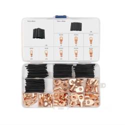 Set 140 papuci electrici cupru si tuburi termocontractabile varnish, 140 bucati, 04121 Amio