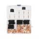 Set 140 papuci electrici cupru si tuburi termocontractabile varnish, 140 bucati, 04121 Amio