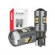 Set 2 becuri T10, 16 LED-uri, SMD 2016, 12-24V, W5W, 5500K, cu lupa, Canbus, 04234 Amio