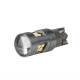 Set 2 becuri T10, 16 LED-uri, SMD 2016, 12-24V, W5W, 5500K, cu lupa, Canbus, 04234 Amio
