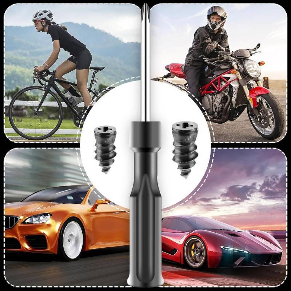 Suruburi vulcanizare rapida pentru anvelope, set 15 bucati, cu surubelnita, 63475 Carmotion