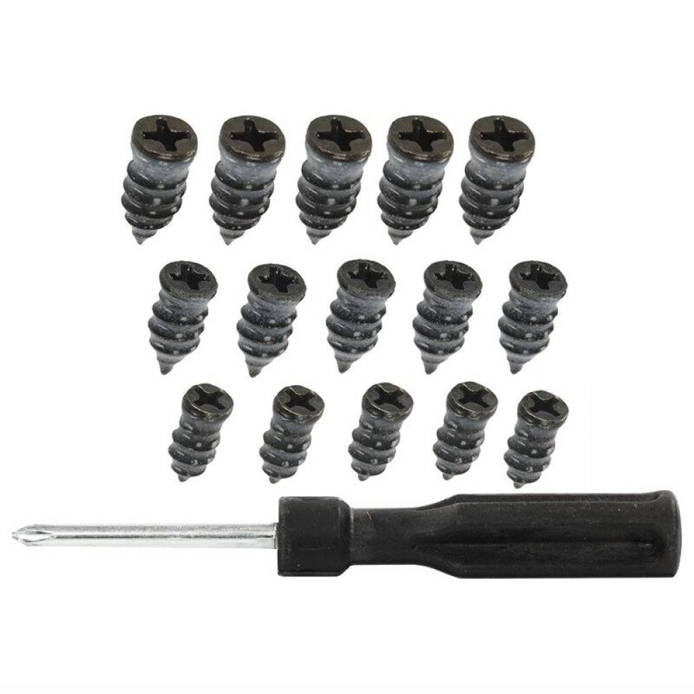 Suruburi vulcanizare rapida pentru anvelope, set 15 bucati, cu surubelnita, 63475 Carmotion
