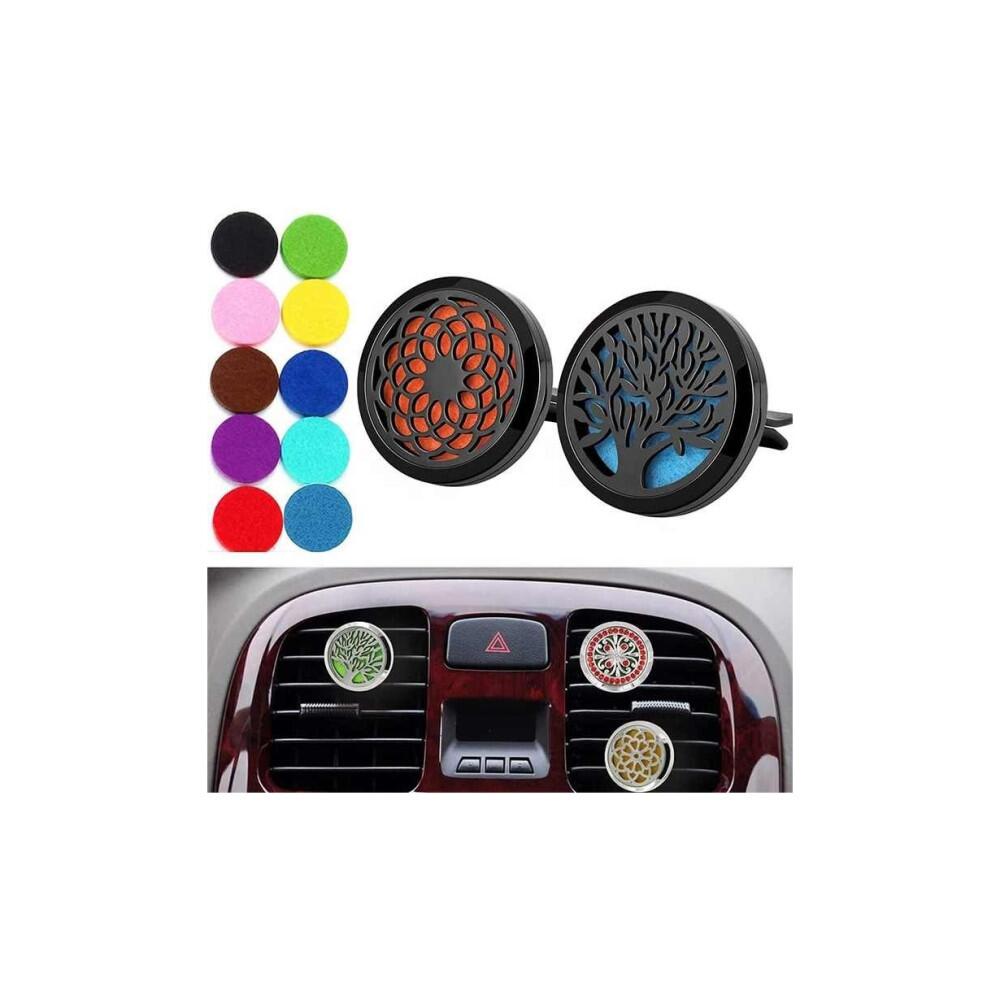 Difuzor pentru uleiuri aromaterapie, cu prindere clips in grila de ventilatie, Design Tree of Life FS-6159-B,