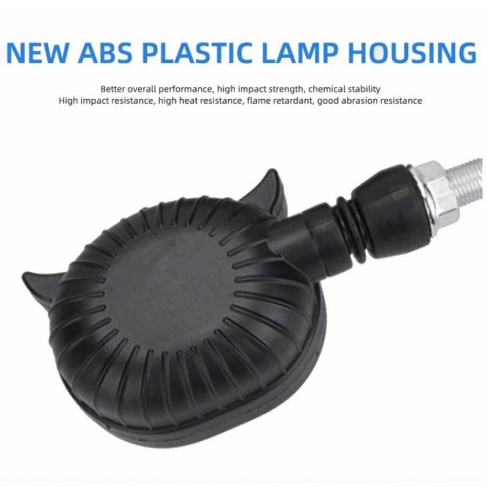 Set lampi pozitie si semnalizare moto, scuter, LED, tip bufnita, lumina alba si galbena, \Art ZC-Motoy
