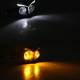 Set lampi pozitie si semnalizare moto, scuter, LED, tip bufnita, lumina alba si galbena, \Art ZC-Motoy
