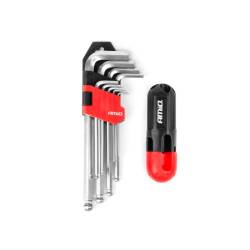 Set 9 chei imbus Hexagonale, 1.5-10mm, cu maner, 04302 Amio