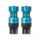Set 2 becuri pozitie frana T20, LED CSP, 12-24V, 7443 W21/5W, cu lupa, Canbus, alb, 04255 Amio