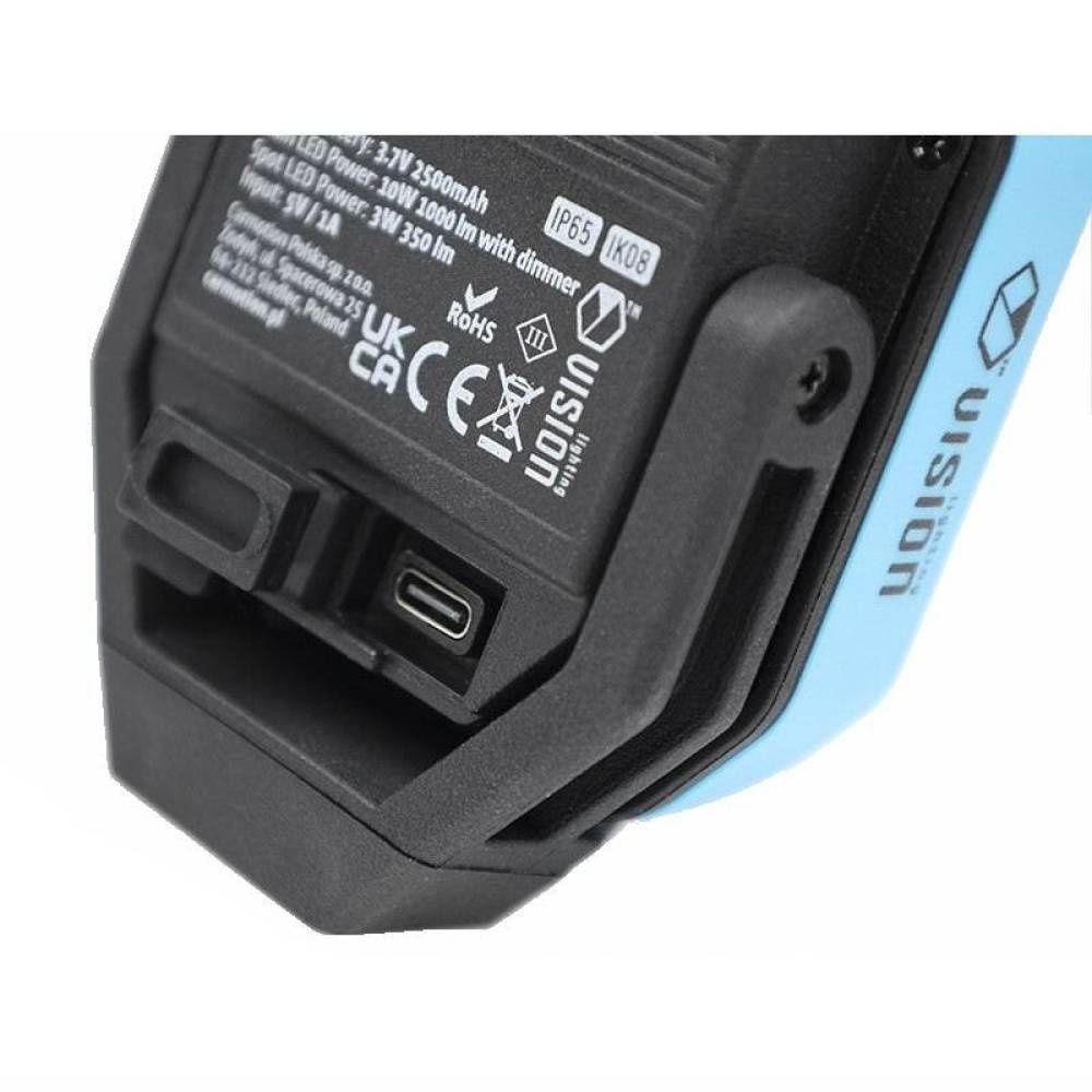 Lanterna LED-COB, 13W, 1350lm, reincarcabila USB, cu magnet, doua surse de lumina, 2500mAh, 6500K, Heavy Duty, Vision 63310 Carmotion Lanterna LED-COB, 13W, 1350lm, reincarcabila USB, cu magnet, doua surse de lumina, 2500mAh, 6500K, Heavy Duty, Vision 63310 Carmotion