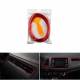 Rola ornament decor interior, rosu, 5m x 6mm, cu racleta, FS-6152-R