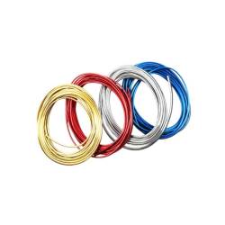 Rola ornament decor interior, crom, 5m x 6mm, cu racleta, FS-6152-C Rola ornament decor interior, crom, 5m x 6mm, cu racleta, FS-6152-C