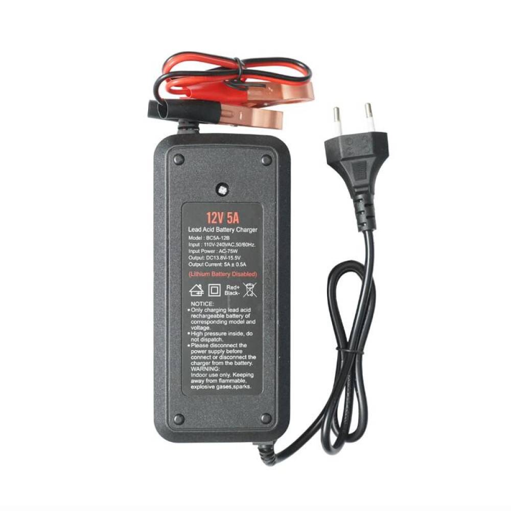 Redresor acumulator 5A, 12V, 20-90Ah, 220V, baterie Plumb-Acid, PL16