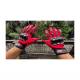 Set 2 manusi moto rosii, deget touchscreen, 11371