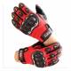 Set 2 manusi moto rosii, deget touchscreen, 11371
